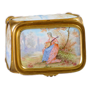 Sèvres Porcelain and Ormolu box, France, c.1860