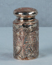 Load image into Gallery viewer, Antique Silver plate Tea Caddy