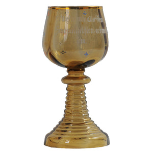 Germany Wineglass Enamel Antique
