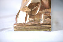 Load image into Gallery viewer, Bronze Doré Art Deco Sculpture by Raoul Eugène Lamourdedieu