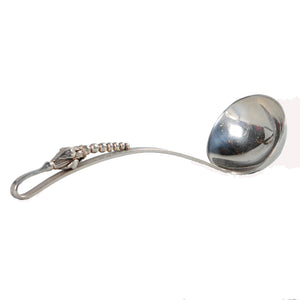 Sterling Silver ladle in the style of George Jensen’s Blossom Pattern