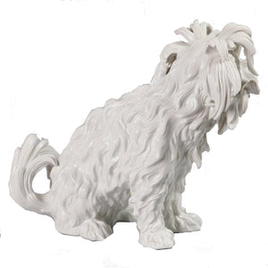 Meissen Porcelain Dog, Germany, c.1860