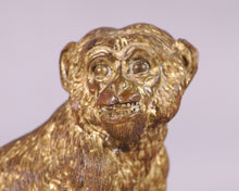 Load image into Gallery viewer, Gilt Bronze Monkey, France, c.1900