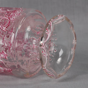 Lobmeyr Vase, hand cut crystal.  Vienna, c.1880