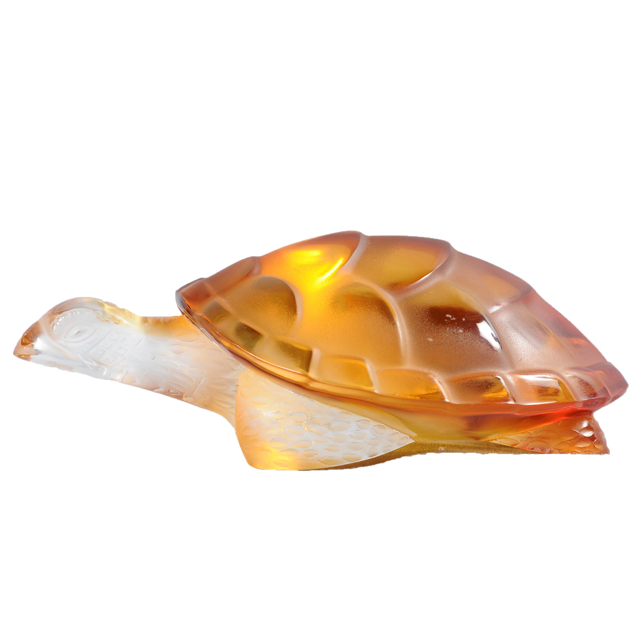Lalique Turtle in Amber, Signed. France, c.2000 – Bookmark