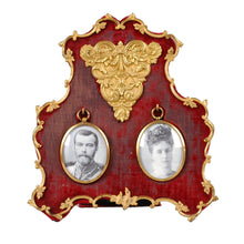 Load image into Gallery viewer, Antique Ornate Diptych Table-Top Picture Frame, France