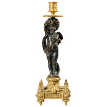 Load image into Gallery viewer, Bronze ormolu candlestick France Antique