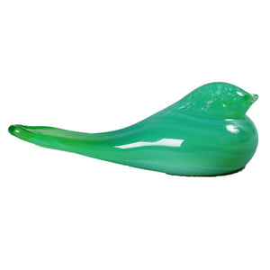 Green Murano Glass Art Glass Bird, Italy, c.1960