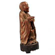Load image into Gallery viewer, Carved and Gilded Figure of a Saintly Man. China, c.1880