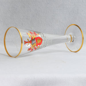 Large Hand Blown Enamel Decorated Glass Goblet, Germany, c.1897