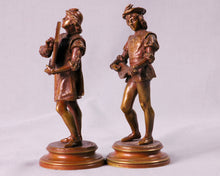 Load image into Gallery viewer, Pair of Bronze Musicians signed Guillot, France, c.1890