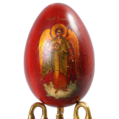 Russia Easter Egg Lacquer Antique