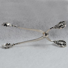 Load image into Gallery viewer, Georg Jensen Blossom Pattern Ice Tongs, c.1940