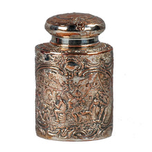 Load image into Gallery viewer, Antique Silver plate Tea Caddy