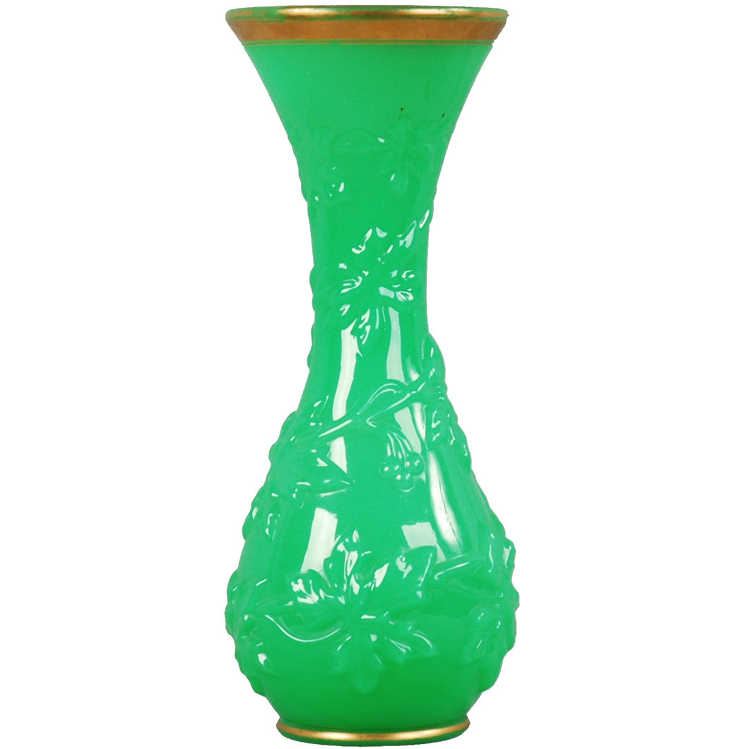 Antique French Opaline Glass Vase
