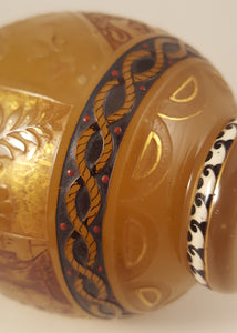 Burgen Schverer & Co Verrerie d'Art de Lorraine Art Glass Vase