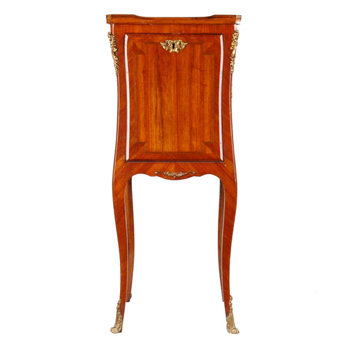 French, Louis XV style small desk or pedestal.