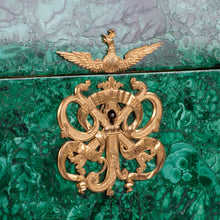 Load image into Gallery viewer, Tiffany Chrysanthemum Vermeil for 12 in Malachite Chest