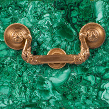 Load image into Gallery viewer, Tiffany Chrysanthemum Vermeil for 12 in Malachite Chest