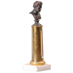 Antique Column Thermometer  bust of Napoleon, France, c.1815