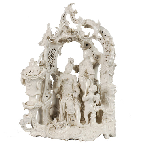 Nymphenburg porcelain figural group, 18th century
