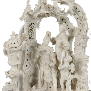 Nymphenburg Porcelain Figural Group, Germany, c. 1770