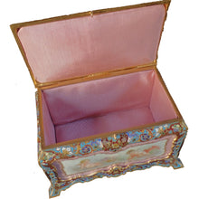 Load image into Gallery viewer, Sèvres and Champlevé jewelry box, France, c.1870