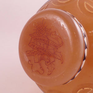 Burgen Schverer & Co Verrerie d'Art de Lorraine Art Glass Vase