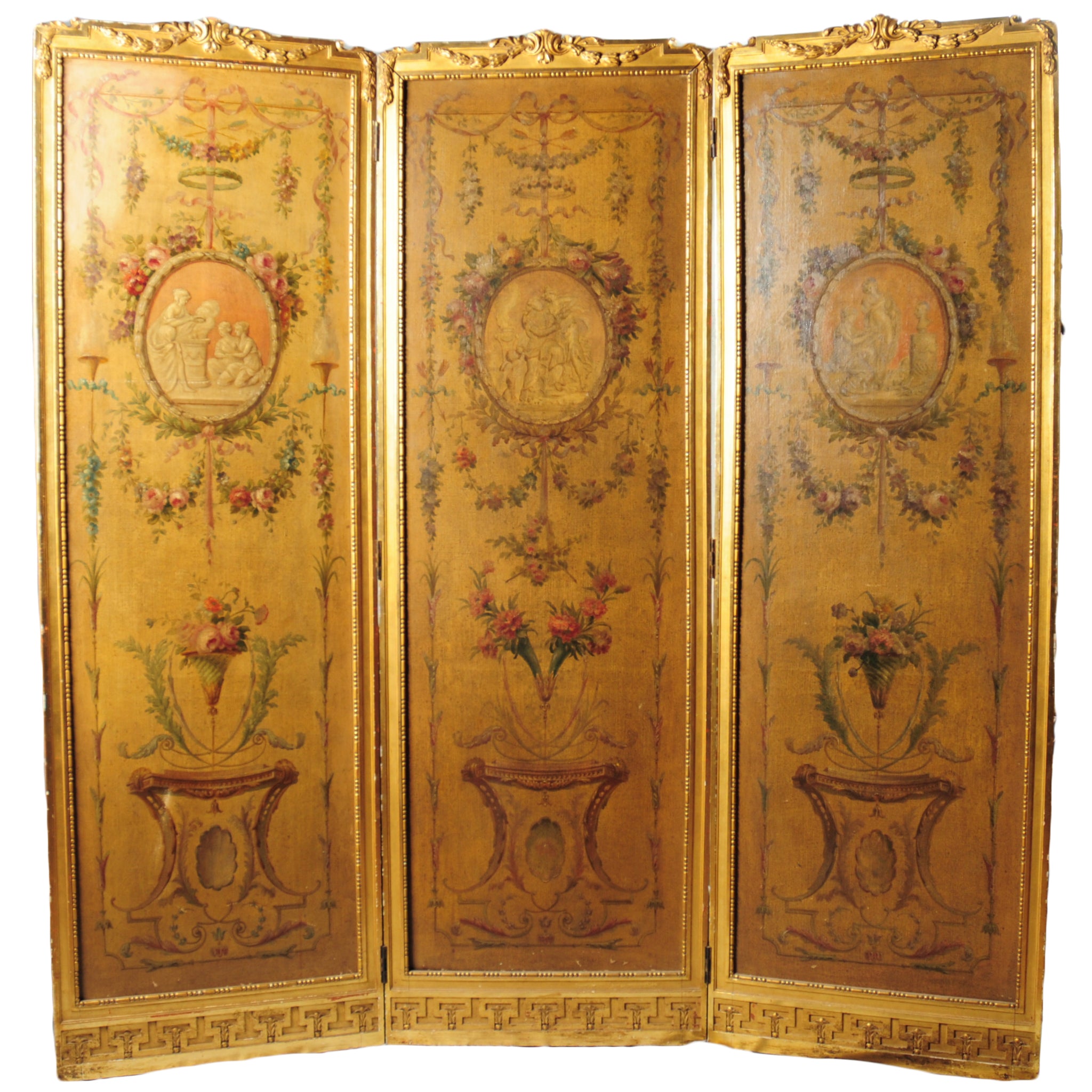boho dresses for wedding guest Louis XVI Style Folding Screen for privacy or room divider, France, c. –  Bookmark Memories LLC