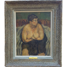 Load image into Gallery viewer, Oil painting Moses Soyer Nude