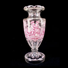 Load image into Gallery viewer, Lobmeyr Vase, hand cut crystal.  Vienna, c.1880