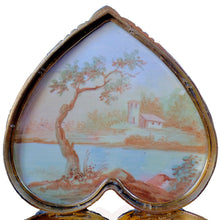 Load image into Gallery viewer, Viennese Enamel Heart Shaped Box. Austria, c.1890